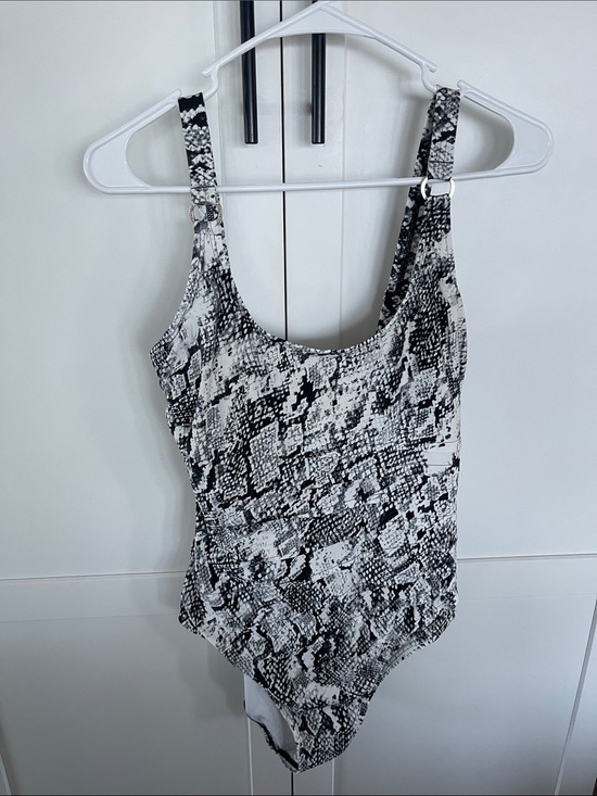 Calvin Klein Other - Calvin Klein Black and White Snake-Print Swimsuit